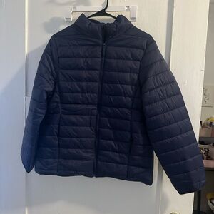 Navy Puffer Jacket